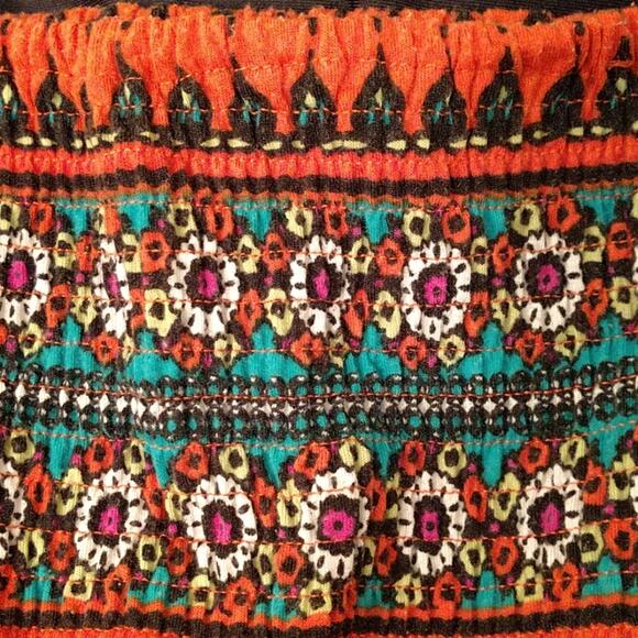 Maurice's Smocked Boho Top size Medium - Picture 6 of 8